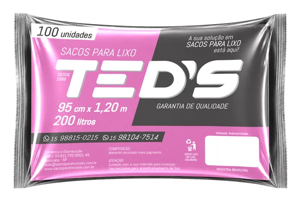 Saco de lixo 200 litros